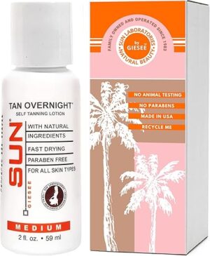 Giesee Tan Overnight Self Tanning Lotion