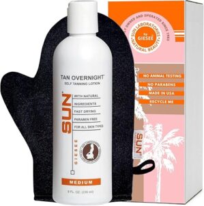 Giesee Tan Overnight Sunless Tanning Lotion