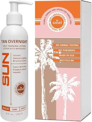 Giesee Tan Overnight Sunless Tanning Lotion