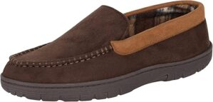 Hanes Textured Moccasin Slippers