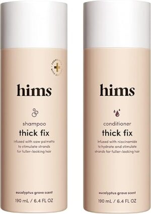 HIMS & HERS Thick Fix Shampoo & Conditioner Set, 6.4oz