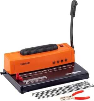 TIANSE Manual Binding Machine with Electric Inserter