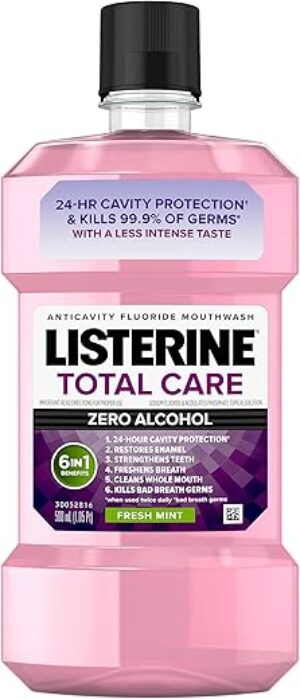 Listerine Total Care Alcohol-Free Fluoride Mouthwash