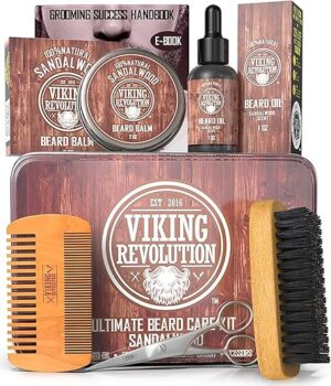 Viking Revolution Ultimate Grooming Kit for Men - BRWC