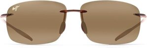 Maui Jim Unisex Breakwall Polarized Rimless Sunglasses