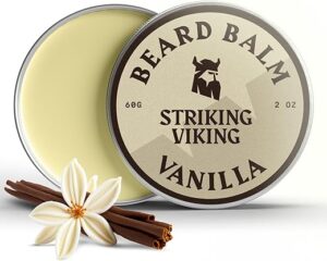Striking Viking Vanilla Beard Balm - Styles, Strengthens & Softens Beards