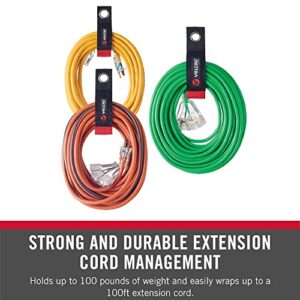 VELCRO Brand EASY HANG Extension Cord Holder Organizer, 3-pk
