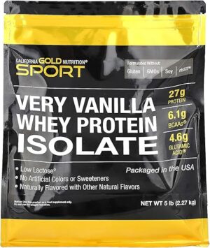 California Gold Nutrition Very Vanilla Whey Protein Isolate