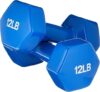 Amazon Basics Vinyl Coated Hexagon Dumbbell Set
