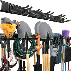 TIDYME Wall Mount Garage Tool Organizer - 300lbs Capacity