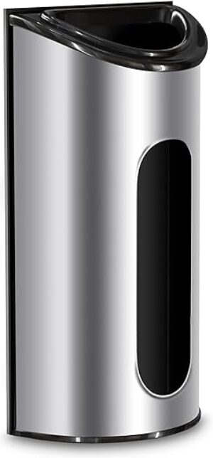 Utopia Kitchen Wall Mount Stainless Steel Bag Dispenser