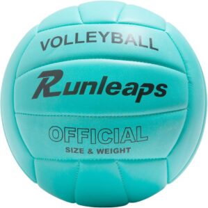 Runleaps Waterproof Indoor Outdoor Volleyball, Size 5