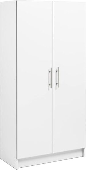 Prepac White Elite 32" Storage Cabinet with Shelves