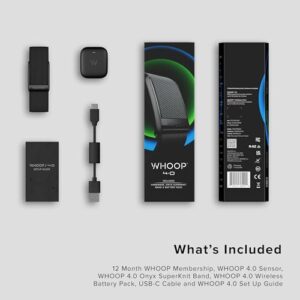 WHOOP 4.0 Wearable Health Tracker + Subscription