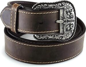 ARIAT Women's Basic Stitch Edged Belt