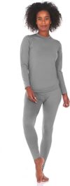 Thermajane Women’s Fleece Lined Thermal Pajama Set