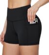 BALEAF Women’s High Waist Biker Shorts with Pockets