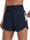 PINSPARK Women’s High Waisted Athletic Shorts
