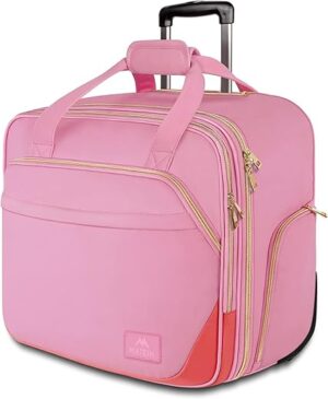 MATEIN Women's Large Rolling Laptop Bag