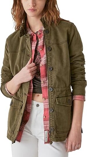 Lucky Brand Women's Long Sleeve Utility Jacket