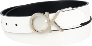 Calvin Klein Women's Reversible CK Monogram Belt