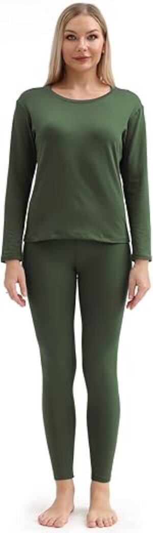 PISIQI Women's Ultra-Soft Thermal Underwear Set