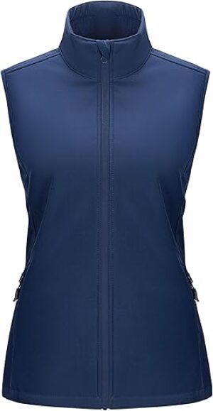 33,000ft Women's Windproof Fleece Lined Running Vest
