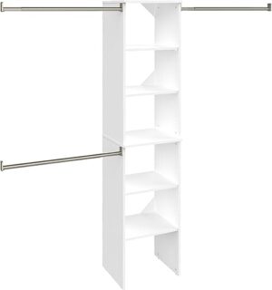 ClosetMaid Wood Closet Organizer Kit with Tower