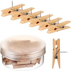 Outus Wooden Push Pins for Crafts (36)