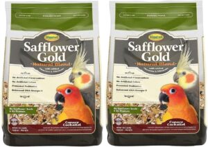 Higgins 2 Pack Safflower Gold Conure Cockatiel Food