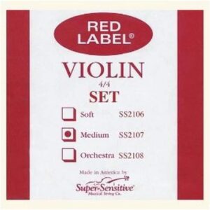 Super Sensitive Musical Strings Co. 2107F Medium Gauge Violin String Set