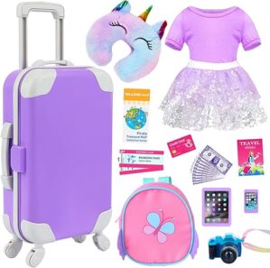 K.T. Fancy 23 Pcs 18 Inch Doll Travel Set