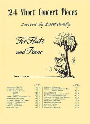 24 Concert Pieces for Flute & Piano