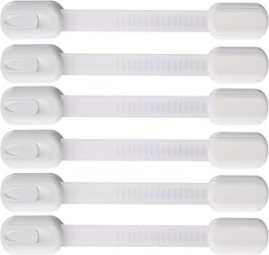 vmaisi 6 Pack Multi-Use Adhesive Straps Locks