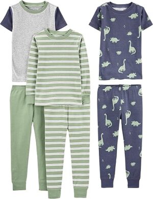 Simple Joys by Carter's 6-piece Snug Fit Cotton Pajama Set