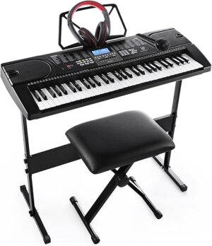 JOYMUSIC 61-Key Electronic Keyboard Pack with Accessories