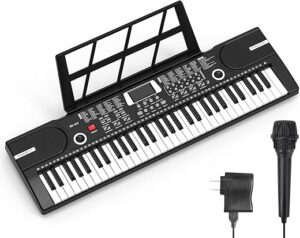 Vgrrbw 61 Keys Electronic Digital Piano Keyboard
