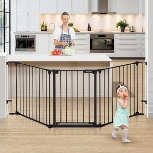 COMOMY 80" Extra Wide Baby Gate, Dog Gate