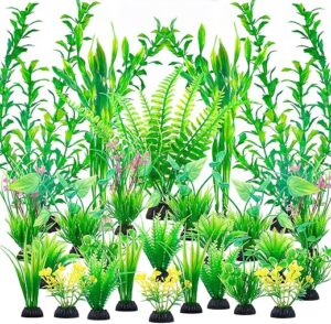 Ameliade Aquarium Plants Decorations 26 PCS Artificial