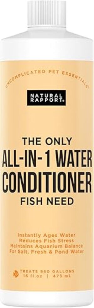 Natural Rapport Aquarium Water Conditioner - Detoxifies & Removes Toxins (16 fl oz.)