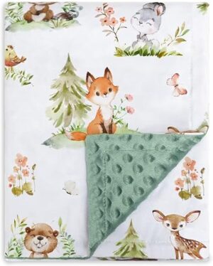 BORITAR Baby Blanket Super Soft Double Layer 30x40 Inch