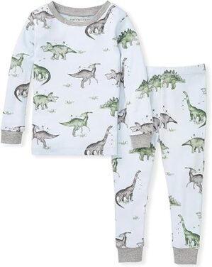 Burt's Bees Baby Baby Boys' Pajamas, 2-Piece Organic Cotton Pj Set