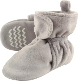Hudson Baby Baby Girls’ Cozy Velour Booties