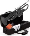 Mendini by Cecilio Bb Trumpet for Beginner or Advanced Student