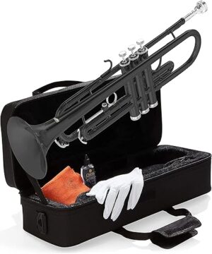 Mendini by Cecilio Bb Trumpet for Beginner or Advanced Student