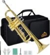 EASTROCK Bb Trumpet Set With Case, 7C Mouthpiece