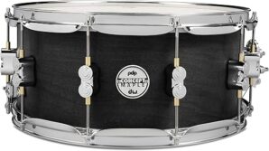 PDP Black Wax Maple Snare Drum 6.5x14