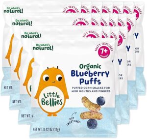 Little Bellies Blueberry Puffs Baby Snack Pack (18×0.42oz)