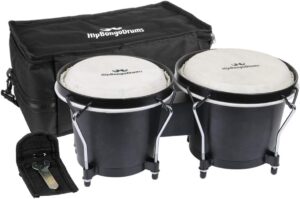 Comfecto Bongo Drum Set, Tunable Percussion Instruments