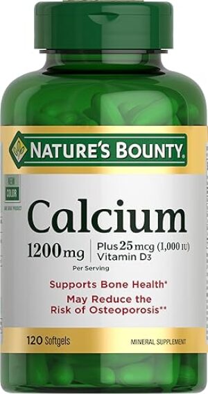 Nature's Bounty Calcium Carbonate & Vitamin D Softgels